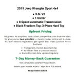 2019 Jeep Wrangler Unlimited Sport 4x4