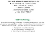 2021 Jeep Wrangler Unlimited Willys 4x4