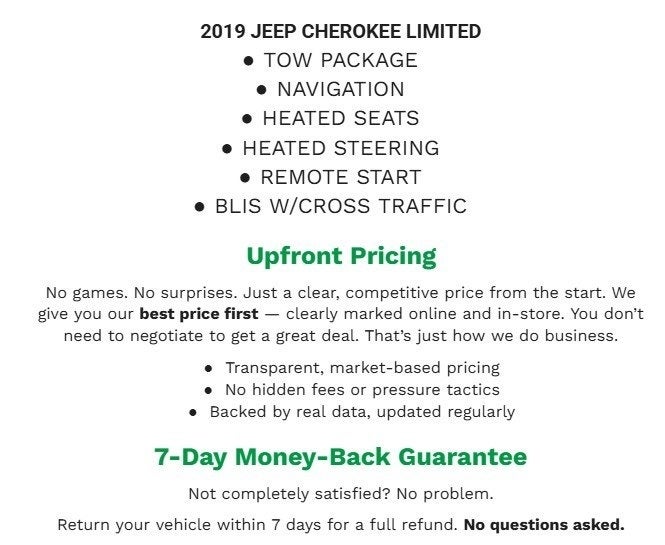 2019 Jeep Cherokee Limited