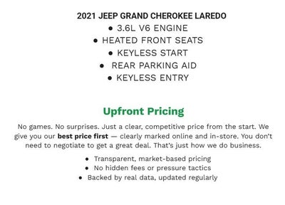 2021 Jeep Grand Cherokee Laredo X 4x4