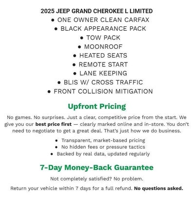 2025 Jeep Grand Cherokee L Limited