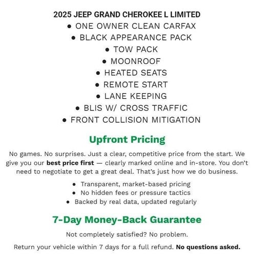 2025 Jeep Grand Cherokee L Limited