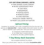 2025 Jeep Grand Cherokee L Limited