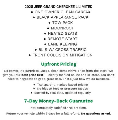 2025 Jeep Grand Cherokee L Limited