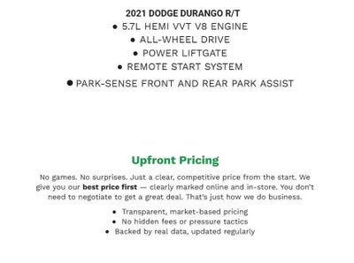 2021 Dodge Durango R/T AWD
