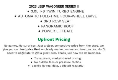 2023 Jeep Wagoneer Series II