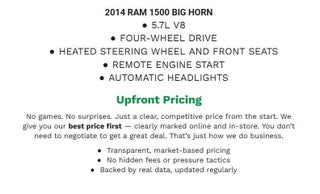 2014 RAM 1500 Big Horn