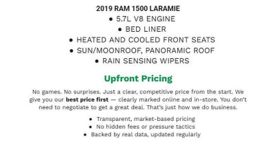 2019 RAM 1500 Laramie