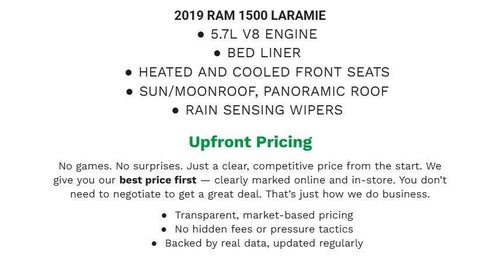 2019 RAM 1500 Laramie