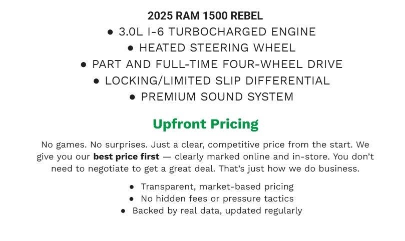 2025 RAM 1500 Rebel