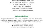 2021 RAM 1500 Rebel 4x4 Crew Cab 5'7 Box