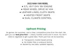 2022 RAM 1500 Rebel 4x4 Crew Cab 5'7 Box