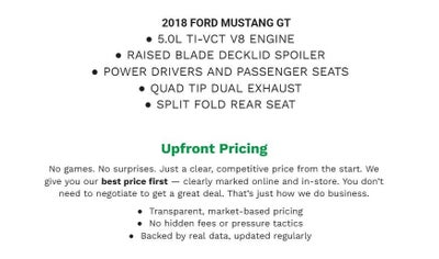2018 Ford Mustang GT Fastback