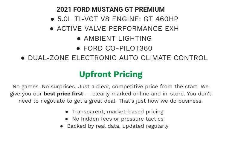 2021 Ford Mustang GT Premium