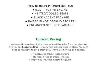 2017 Ford Mustang GT Premium Fastback