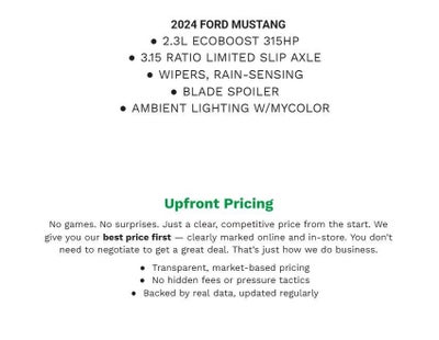 2024 Ford Mustang EcoBoost Premium Fastback