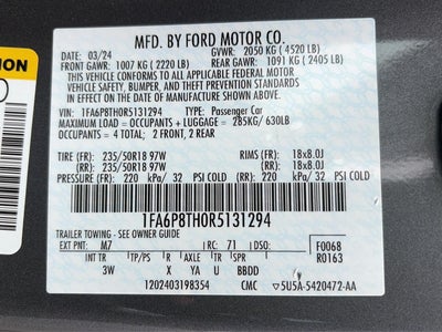 2024 Ford Mustang EcoBoost Premium Fastback