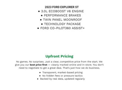 2023 Ford Explorer ST 4WD