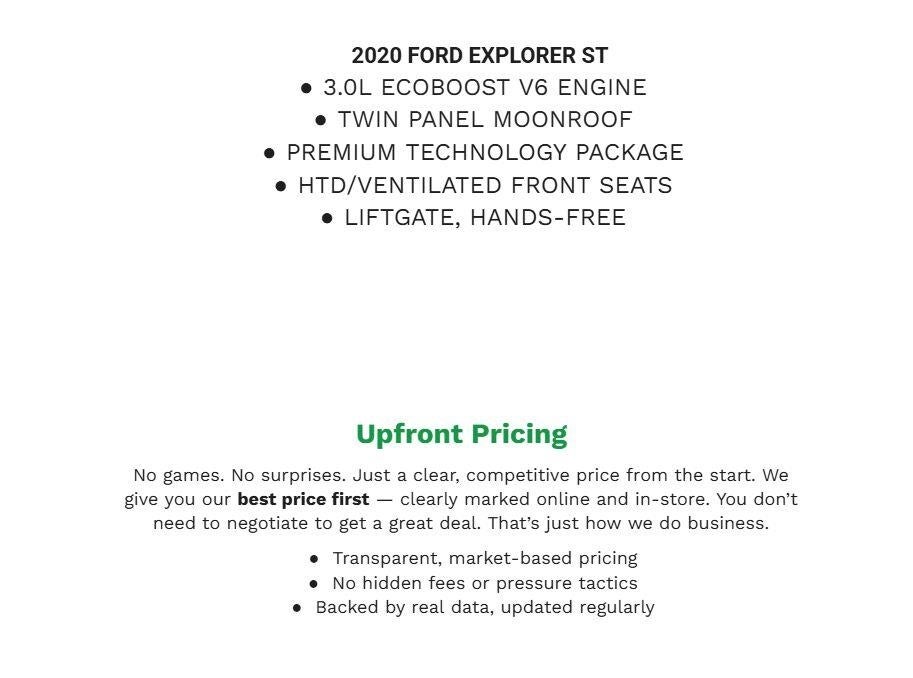 2020 Ford Explorer ST 4WD