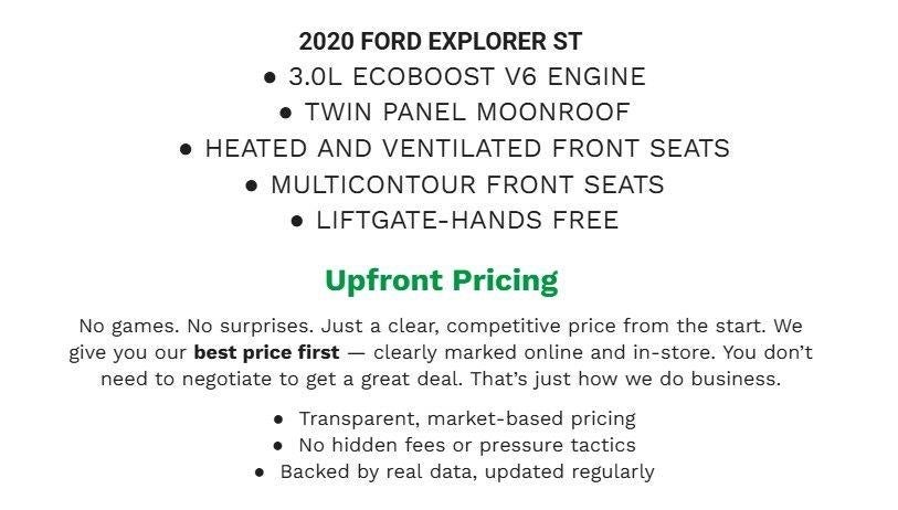 2020 Ford Explorer ST