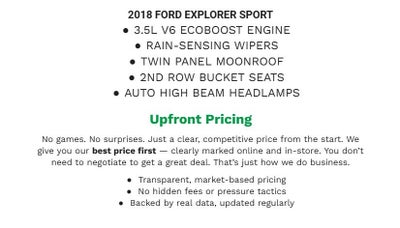 2018 Ford Explorer Sport