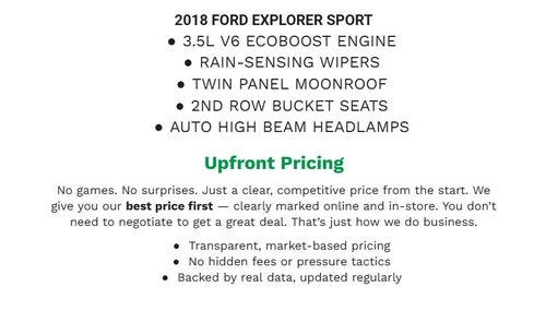 2018 Ford Explorer Sport