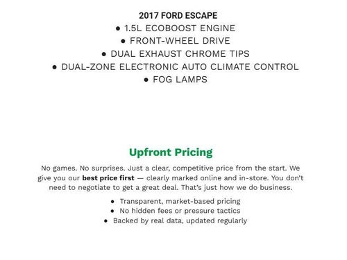 2017 Ford Escape SE FWD