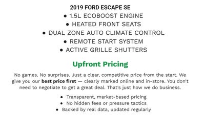 2019 Ford Escape SE