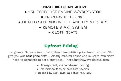 2023 Ford Escape Active FWD