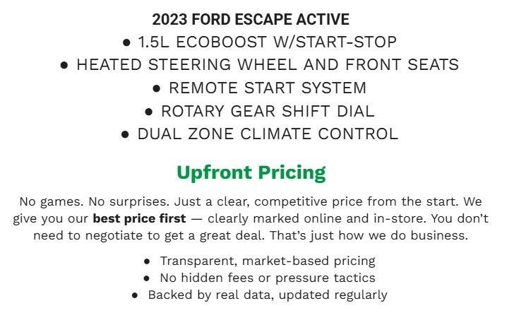 2023 Ford Escape Active