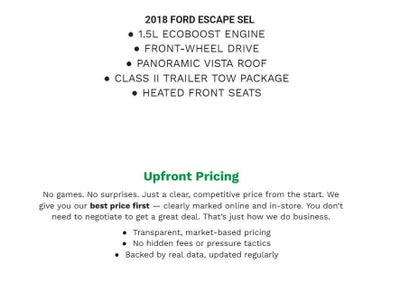 2018 Ford Escape SEL FWD