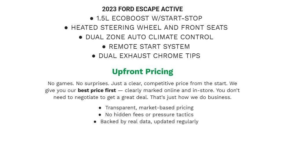 2023 Ford Escape Active
