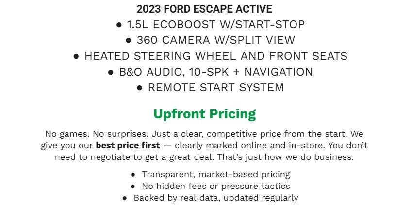 2023 Ford Escape Active