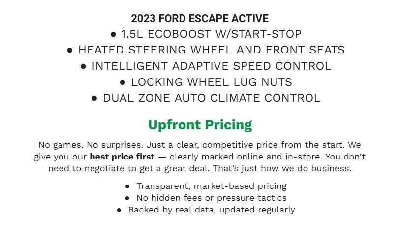 2023 Ford Escape Active