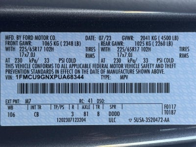 2023 Ford Escape Active AWD