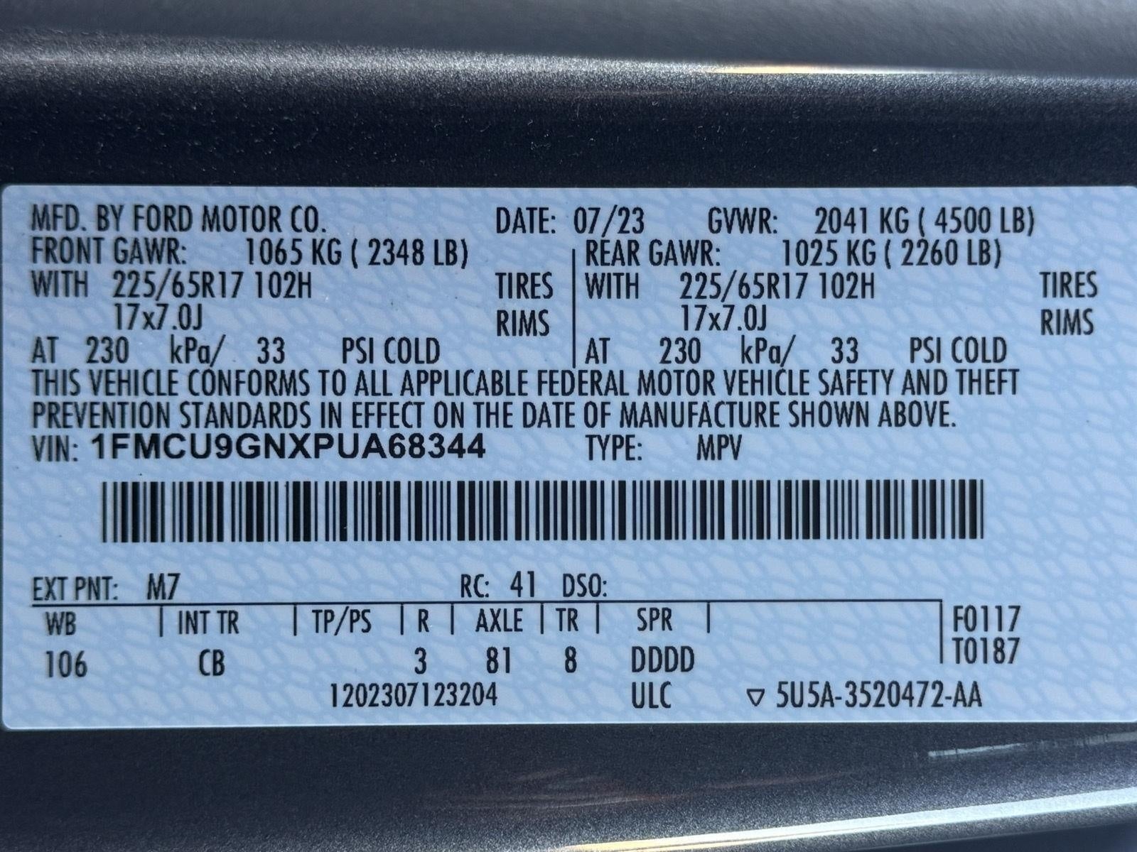 2023 Ford Escape Active AWD