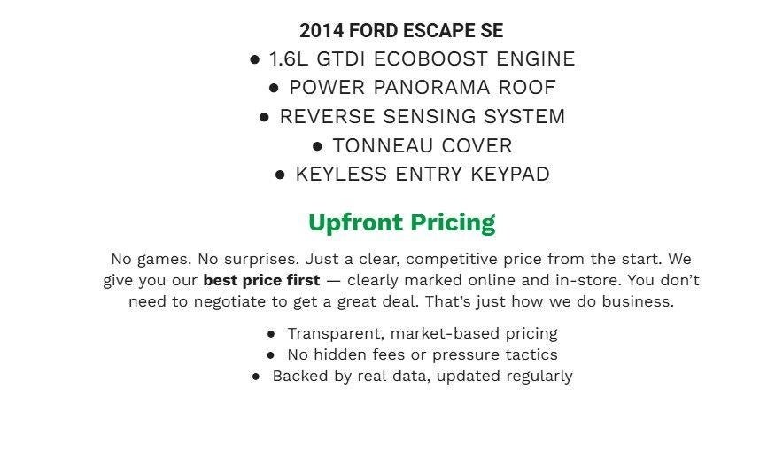 2014 Ford Escape SE
