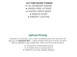 2017 Ford Escape Titanium 4WD