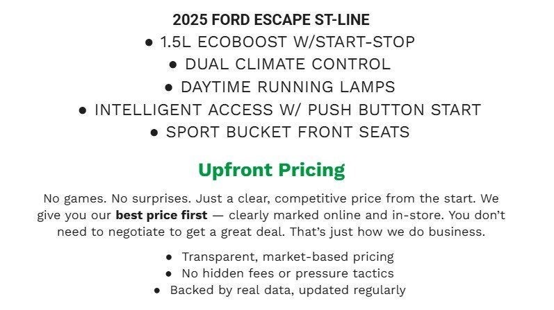 2025 Ford Escape ST-Line