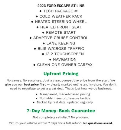 2023 Ford Escape ST-Line