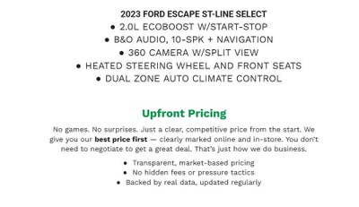 2023 Ford Escape ST-Line Select