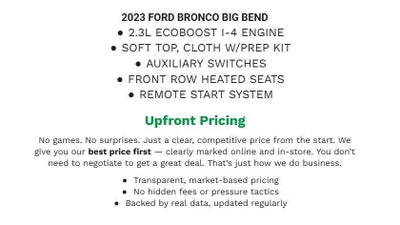 2023 Ford Bronco Big Bend