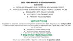 2022 Ford Bronco Base 2 Door Advanced 4x4