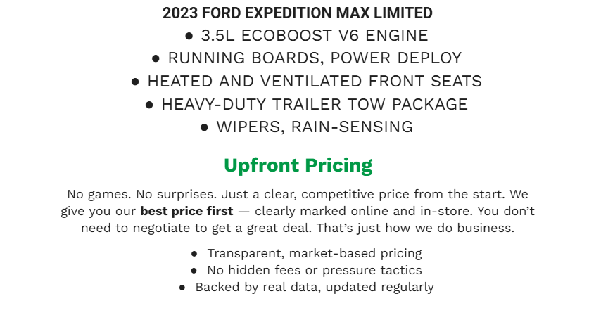 2023 Ford Expedition Max Limited