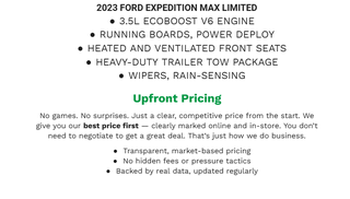 2023 Ford Expedition Max Limited