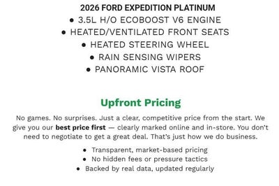 2026 Ford Expedition Platinum 4x4