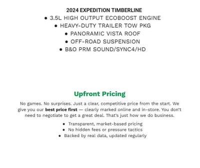 2024 Ford Expedition Timberline 4x4