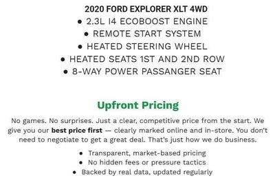 2020 Ford Explorer XLT 4WD