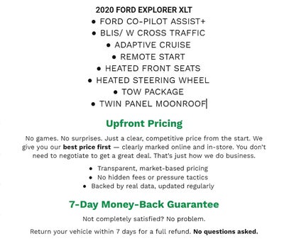 2020 Ford Explorer XLT