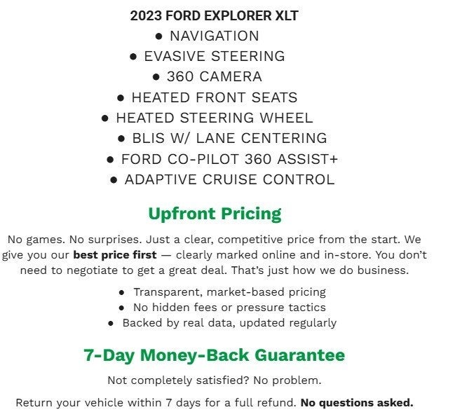 2023 Ford Explorer XLT